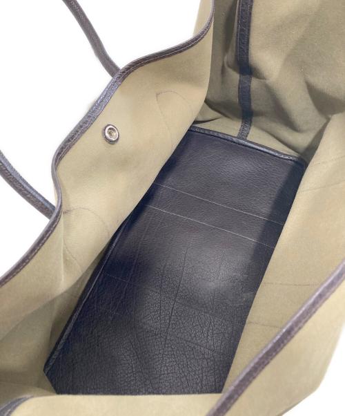 HERMES（エルメス）HERMES (エルメス) ガーデンパーティ GM バッグ オリーブの古着・服飾アイテム