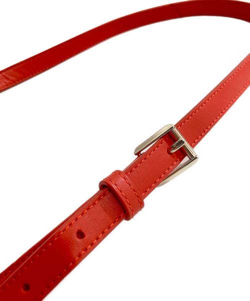 Kate Spade（ケイトスペード）Kate Spade (ケイトスペード) ピクニック ウィッカー クロスボディ　PXRUB411 レッドの古着・服飾アイテム
