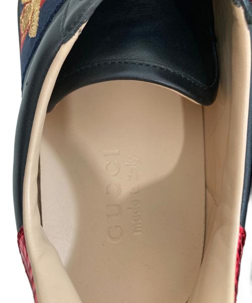 GUCCI（グッチ）GUCCI (グッチ) エース ビー ローカットスニーカー　429446 ブラック サイズ:5の古着・服飾アイテム