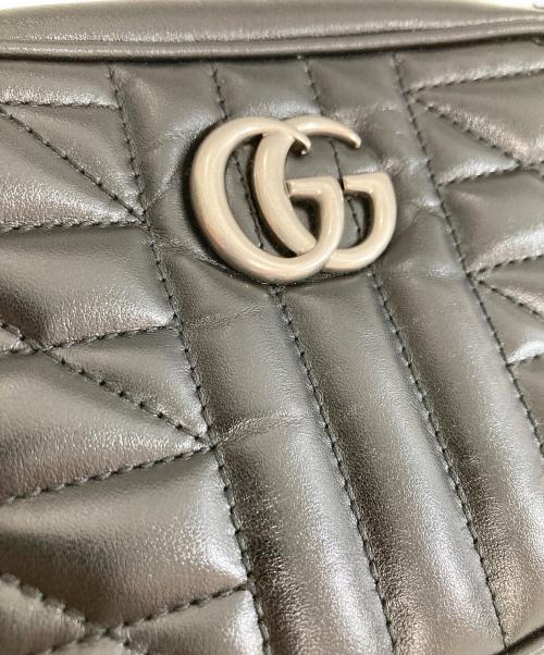 GUCCI（グッチ）GUCCI (グッチ) GG Marmont  ショルダーバッグ　ジージーマーモント　634936 ブラックの古着・服飾アイテム