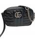 GUCCI（グッチ）の古着「GG Marmont  ショルダーバッグ　ジージーマーモント　634936」｜ブラック