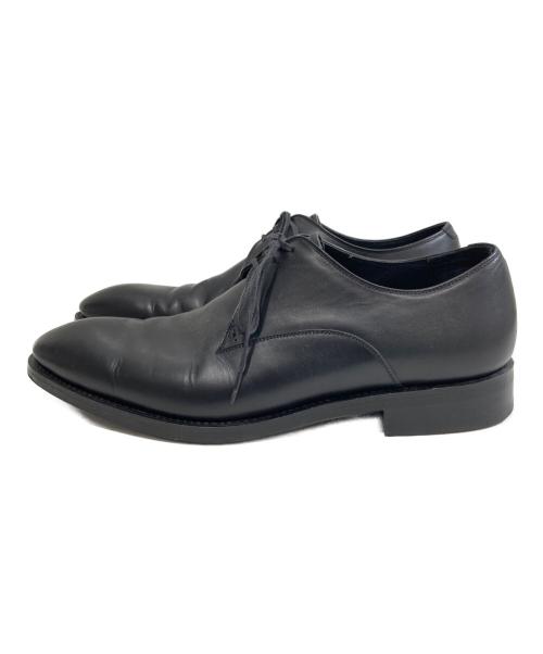 UNION IMPERIAL（ユニオンインペリアル）UNION IMPERIAL (ユニオンインペリアル) 3アイレットプレーントゥシューズ　	U1866 ブラック サイズ:８　１/２の古着・服飾アイテム