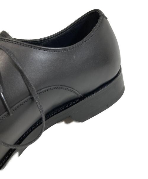 UNION IMPERIAL（ユニオンインペリアル）UNION IMPERIAL (ユニオンインペリアル) 3アイレットプレーントゥシューズ　	U1866 ブラック サイズ:８　１/２の古着・服飾アイテム