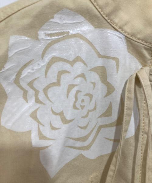 Acne studios（アクネ ストゥディオズ）Acne studios (アクネ ストゥディオズ) ローズプリントチャイナシャツ　FN-WN-OUTW000280 イエロー サイズ:32の古着・服飾アイテム