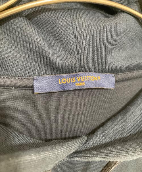 LOUIS VUITTON（ルイ ヴィトン）LOUIS VUITTON (ルイ ヴィトン) エンブロイダリー シグネチャー フーディ　1AHW70 ネイビー サイズ:Lの古着・服飾アイテム