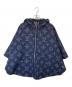 LOUIS VUITTON（ルイ ヴィトン）の古着「マヒナ リバーシブルポンチョ　REVERSEABLE PONCHO FMCO18J54」｜ネイビー