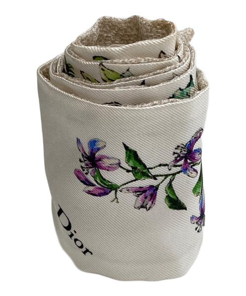 Christian Dior（クリスチャン ディオール）Christian Dior (クリスチャン ディオール) ミッツァ フローラル ロゴ スカーフ　24FCO106I606 マルチカラーの古着・服飾アイテム