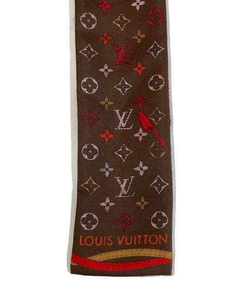 LOUIS VUITTON（ルイ ヴィトン）LOUIS VUITTON (ルイ ヴィトン) M78442 アップ・アンド・アウェイ シルク バンドー ブラウンの古着・服飾アイテム