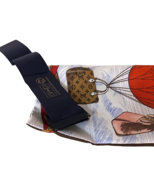 LOUIS VUITTON（ルイ ヴィトン）LOUIS VUITTON (ルイ ヴィトン) M78442 アップ・アンド・アウェイ シルク バンドー ブラウンの古着・服飾アイテム