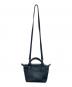 LONGCHAMP (ロンシャン) ル・プリアージュ エクストラ XS トップハンドルバッグ　1500987556 ネイビー：17000円