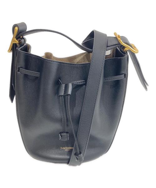 J&M DAVIDSON（ジェイ＆エム デヴィッドソン）J&M DAVIDSON (ジェイ＆エム デヴィッドソン) ポピー 巾着 2WAYショルダーバッグ ブラックの古着・服飾アイテム