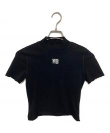ALEXANDER WANG（アレキサンダー・ワン）の古着「モックネック S/S ニット」｜ブラック
