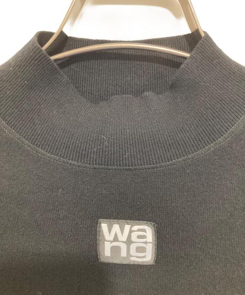 ALEXANDER WANG（アレキサンダー・ワン）ALEXANDER WANG (アレキサンダー・ワン) モックネック S/S ニット ブラック サイズ:XSの古着・服飾アイテム