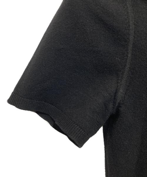 ALEXANDER WANG（アレキサンダー・ワン）ALEXANDER WANG (アレキサンダー・ワン) モックネック S/S ニット ブラック サイズ:XSの古着・服飾アイテム