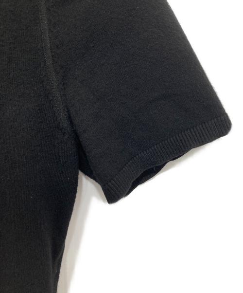 ALEXANDER WANG（アレキサンダー・ワン）ALEXANDER WANG (アレキサンダー・ワン) モックネック S/S ニット ブラック サイズ:XSの古着・服飾アイテム