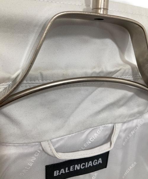 BALENCIAGA（バレンシアガ）BALENCIAGA (バレンシアガ) ステンカラーコート　23SS　626535 グレー サイズ:44の古着・服飾アイテム