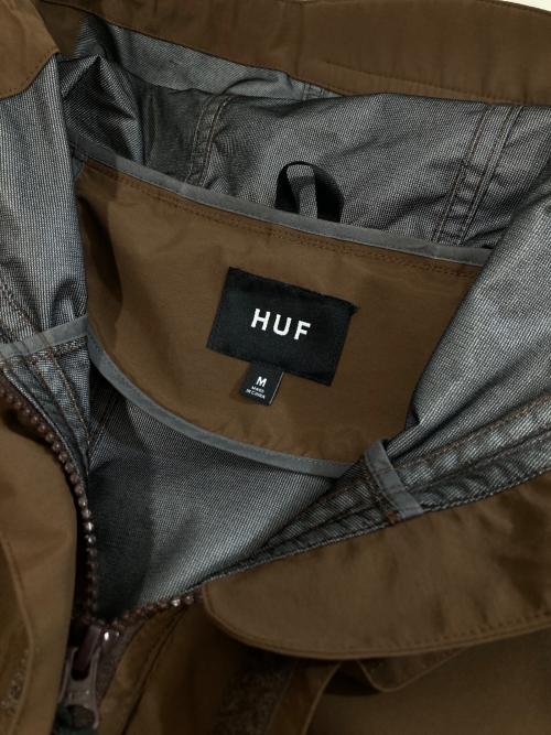 HUF（ハフ）HUF (ハフ) GUIDE SHELL JACKET ブラウン サイズ:Mの古着・服飾アイテム