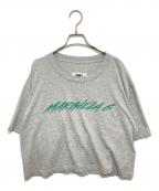 MM6 Maison Margielaエムエムシックスメゾンマルジェラ）の古着「クロップドTシャツ　S52GC0168」｜グレー