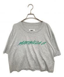 MM6 Maison Margiela（エムエムシックスメゾンマルジェラ）の古着「クロップドTシャツ　S52GC0168」｜グレー