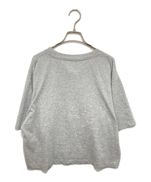 MM6 Maison Margiela（エムエムシックスメゾンマルジェラ）MM6 Maison Margiela (エムエムシックスメゾンマルジェラ) クロップドTシャツ　S52GC0168 グレー サイズ:Mの古着・服飾アイテム