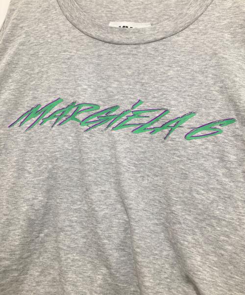 MM6 Maison Margiela（エムエムシックスメゾンマルジェラ）MM6 Maison Margiela (エムエムシックスメゾンマルジェラ) クロップドTシャツ　S52GC0168 グレー サイズ:Mの古着・服飾アイテム