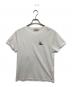 maison kitsune（メゾンキツネ）の古着「Hologram Triangle Fox Patch TEE-SHIRT　ホログラムトライアングルフォックスパッチTシャツ」｜ホワイト
