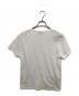 maison kitsune (メゾンキツネ) Hologram Triangle Fox Patch TEE-SHIRT　ホログラムトライアングルフォックスパッチTシャツ ホワイト サイズ:S：10000円