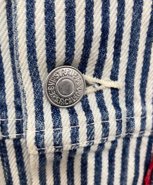 LEVI'S（リーバイス）LEVI'S (リーバイス) NIGO (二ゴー) HICKORY STRIPE 557 XX TRUCKER DENIM JACKET　ヒッコリーストライプデニムジャケット　PC9-A5904-0000 ブルー サイズ:42の古着・服飾アイテム