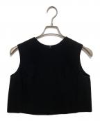 SHE TOKYOシートーキョー）の古着「Theo Black（テオブラック）S-BL-128 / ノースリーブブラウス」｜ブラック