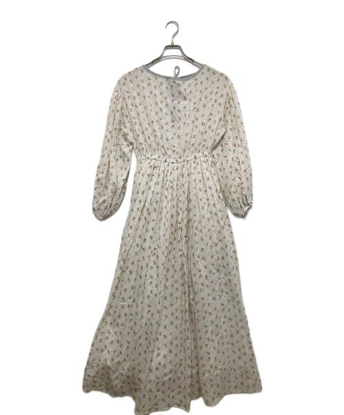 SEVEN TEN by MIHO KAWAHITO（セブン テン バイ ミホ カワヒト）SEVEN TEN by MIHO KAWAHITO (セブン テン バイ ミホ カワヒト) 小花ローンギンガムパイピングドレス ピンク サイズ:S 未使用品の古着・服飾アイテム