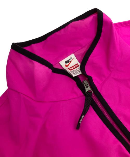 NIKE（ナイキ）NIKE (ナイキ) SUPREME (シュプリーム) trail running ナイロンジャケット ピンク サイズ:XLの古着・服飾アイテム