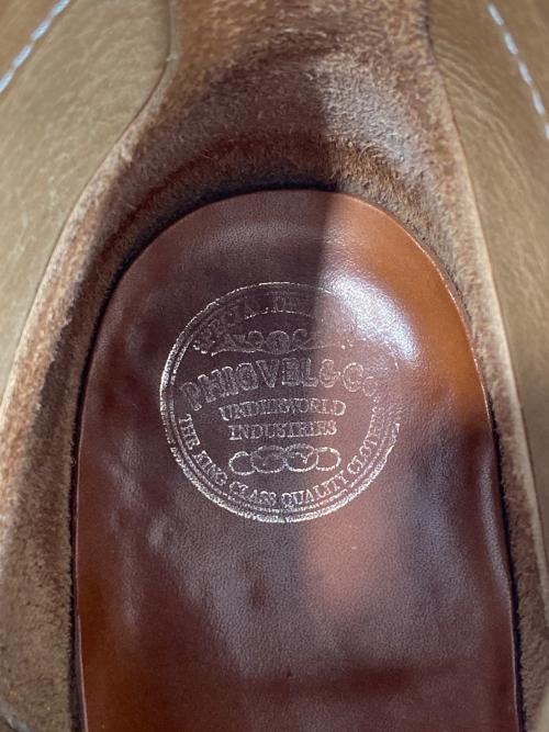 PHIGVEL（フィグベル）PHIGVEL (フィグベル) スエード チャッカーブーツ ベージュ サイズ:-の古着・服飾アイテム