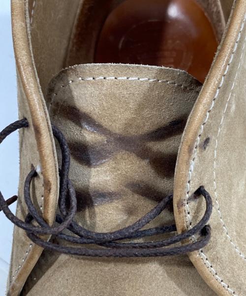 PHIGVEL（フィグベル）PHIGVEL (フィグベル) スエード チャッカーブーツ ベージュ サイズ:-の古着・服飾アイテム