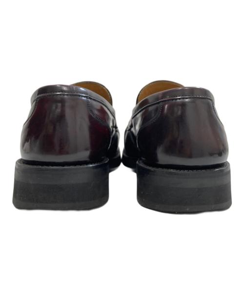 berwick（バーウィック）berwick (バーウィック) コインローファー レッド サイズ:8の古着・服飾アイテム