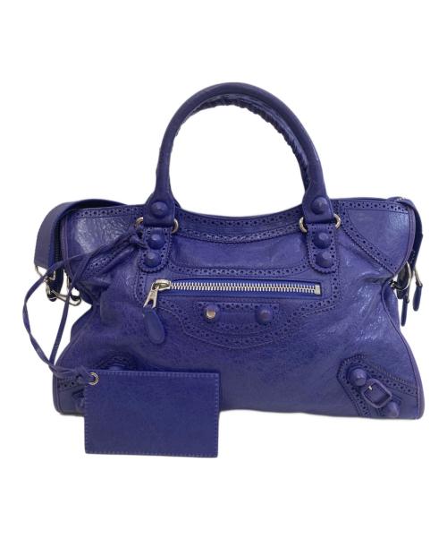 BALENCIAGA（バレンシアガ）BALENCIAGA (バレンシアガ) ザ・ジャイアントブローズシティ　258044 パープルの古着・服飾アイテム