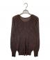 PLEATS PLEASE（プリーツプリーズ）の古着「L/S プリーツカットソー　PP43-FK761」｜ブラウン