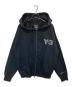 Y-3（ワイスリー）の古着「LOGO ZIP HODDIE ロゴジップフディー」｜ブラック