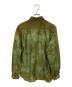COMME des GARCONS HOMME PLUS (コムデギャルソンオムプリュス) カラー切替サテンブラウス　 25AW カーキ サイズ:M：20000円