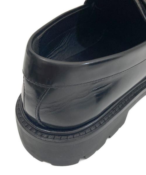 CELINE（セリーヌ）CELINE (セリーヌ) トリオンフチェーン マーガレット ローファー　レザーシューズ ブラック サイズ:39の古着・服飾アイテム