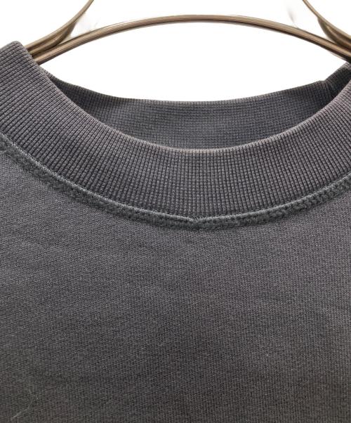 GANNI（ガニー）Ganni (ガニー) サイドスリット裏起毛スウェット グレー サイズ:XXSの古着・服飾アイテム