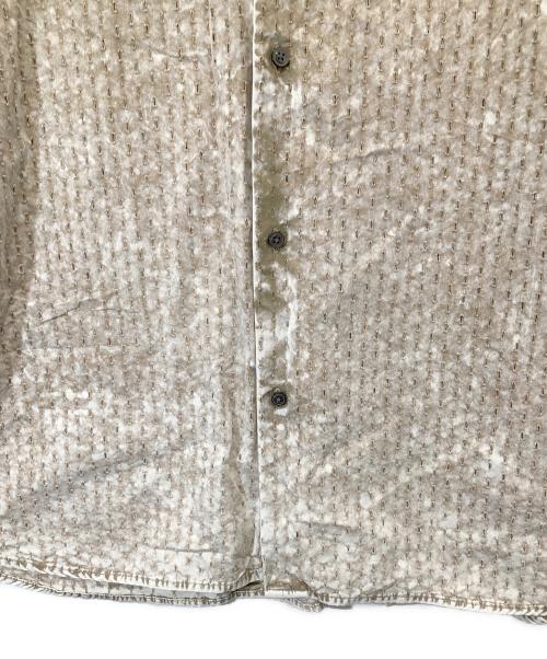 DIESEL（ディーゼル）DIESEL (ディーゼル) S-LAZER short sleeve shirt　レーザーショートスリーブシャツ　A12967 グレー サイズ:50の古着・服飾アイテム
