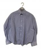 BALENCIAGAバレンシアガ）の古着「Twisted Sleeve Shirt　ツイステッドスリーブシャツ　QC72 704461 TJM10 4640」｜ブルー