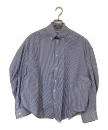 BALENCIAGA（バレンシアガ）の古着「Twisted Sleeve Shirt　ツイステッドスリーブシャツ　QC72 704461 TJM10 4640」｜ブルー