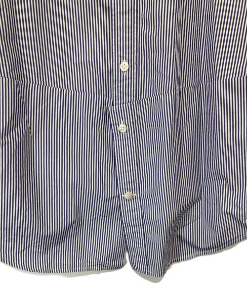 BALENCIAGA（バレンシアガ）BALENCIAGA (バレンシアガ) Twisted Sleeve Shirt　ツイステッドスリーブシャツ　QC72 704461 TJM10 4640 ブルー サイズ:2の古着・服飾アイテム