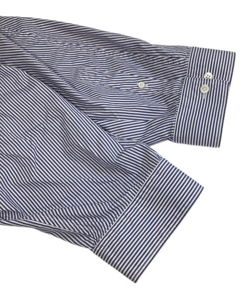 BALENCIAGA（バレンシアガ）BALENCIAGA (バレンシアガ) Twisted Sleeve Shirt　ツイステッドスリーブシャツ　QC72 704461 TJM10 4640 ブルー サイズ:2の古着・服飾アイテム