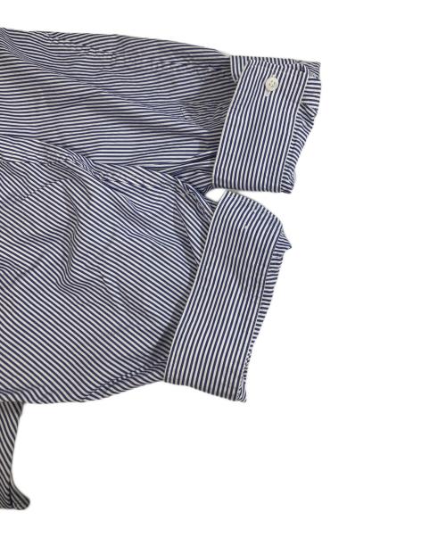 BALENCIAGA（バレンシアガ）BALENCIAGA (バレンシアガ) Twisted Sleeve Shirt　ツイステッドスリーブシャツ　QC72 704461 TJM10 4640 ブルー サイズ:2の古着・服飾アイテム