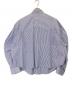 BALENCIAGA (バレンシアガ) Twisted Sleeve Shirt　ツイステッドスリーブシャツ　QC72 704461 TJM10 4640 ブルー サイズ:2：22000円