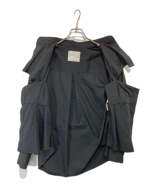 sacai（サカイ）sacai (サカイ) Cotton Poplin Shirts　コットンポプリンシャツ　22-06145 ブラック サイズ:3の古着・服飾アイテム
