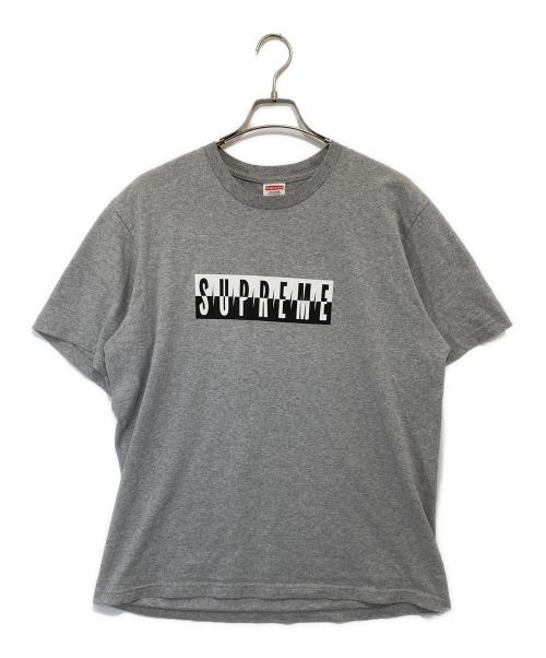 SUPREME（シュプリーム）SUPREME (シュプリーム) Split Tee　スプリットTシャツ　半袖プリントTシャツ グレー サイズ:Mの古着・服飾アイテム