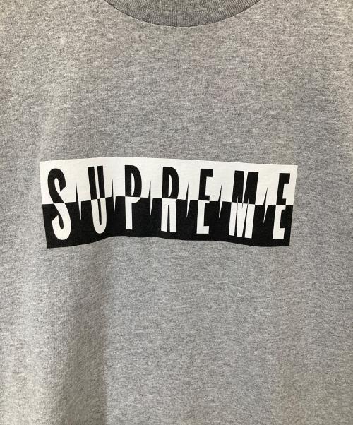 SUPREME（シュプリーム）SUPREME (シュプリーム) Split Tee　スプリットTシャツ　半袖プリントTシャツ グレー サイズ:Mの古着・服飾アイテム